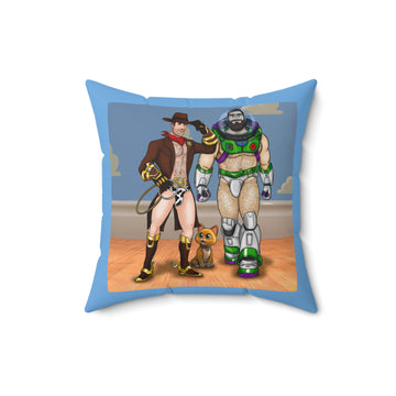 Toy Naughty #1 / Spun Polyester Square Pillow